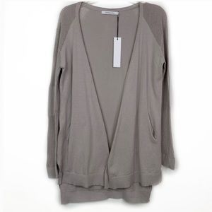 Stitches&Stripes Korie Mesh Shoulder Open Cardigan